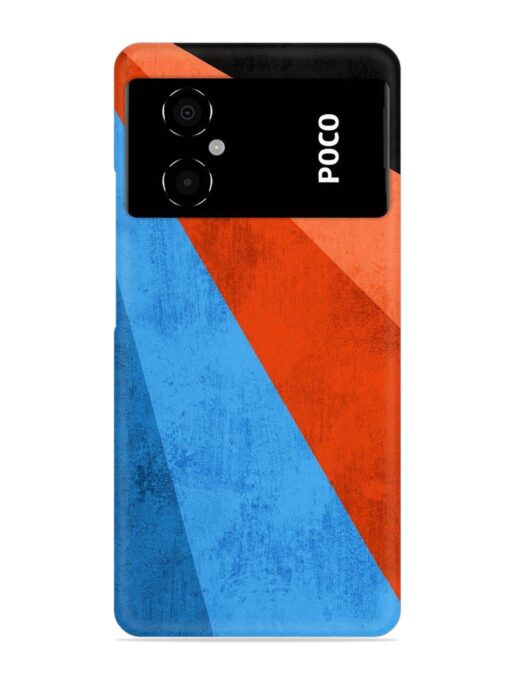 Modern Matte Abstract Snap Case for Poco M4 (5G) Zapvi