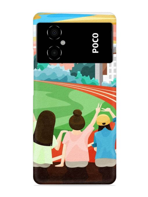 School Playground Snap Case for Poco M4 (5G) Zapvi