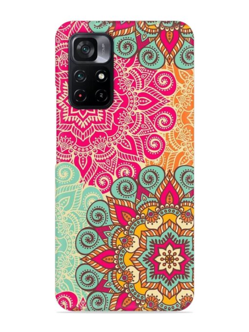 Mandala Seamless Snap Case for Poco M4 Pro (5G) Zapvi