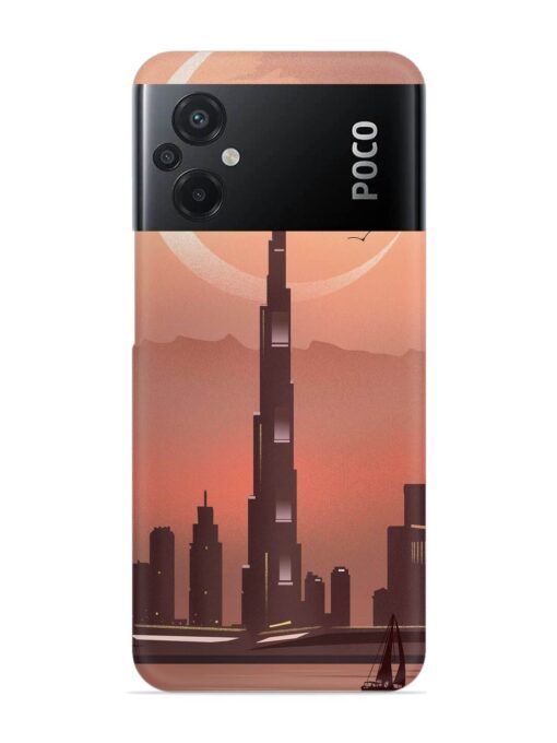 Landmark Burj Khalifa Snap Case for Poco M5 Zapvi