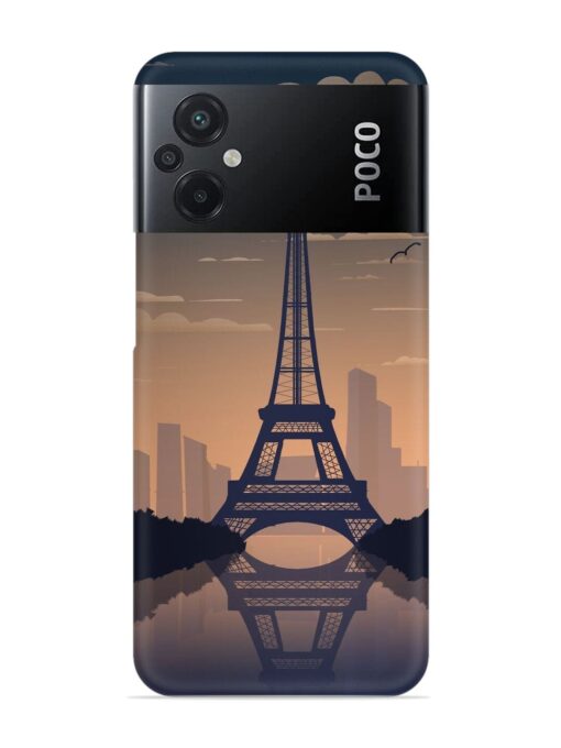 France Paris Eiffel Tower Gradient Snap Case for Poco M5 Zapvi