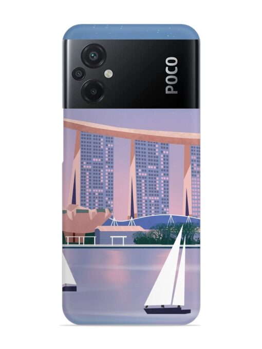 Singapore Scenery Architecture Snap Case for Poco M5 Zapvi