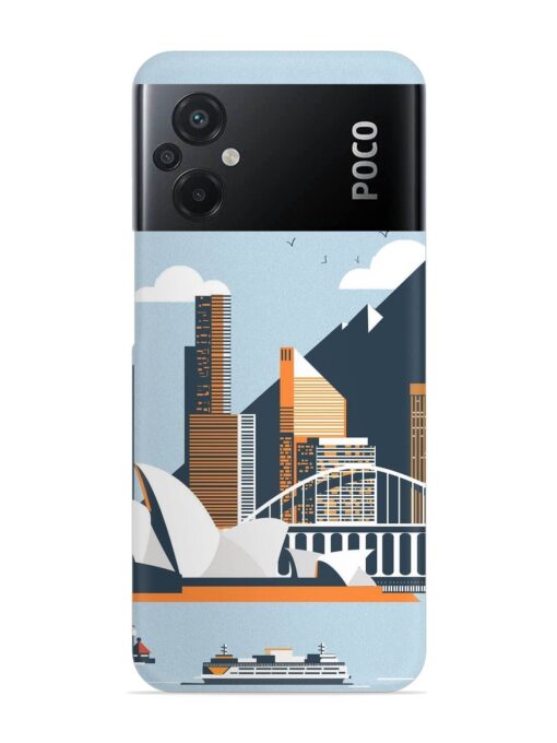 Sydney Opera Landscape Snap Case for Poco M5 Zapvi