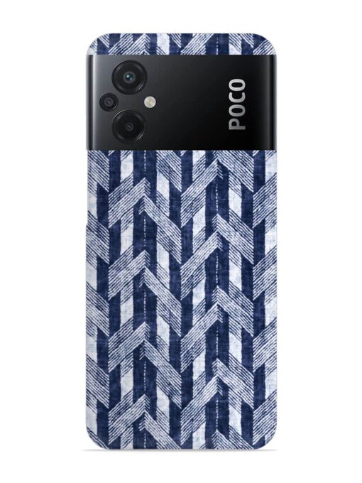 Abstract Herringbone Motif Snap Case for Poco M5 Zapvi