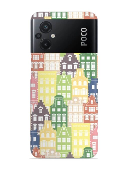 Seamless Shapes Pattern Snap Case for Poco M5 Zapvi