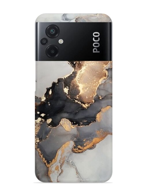 Luxury Abstract Fluid Snap Case for Poco M5 Zapvi