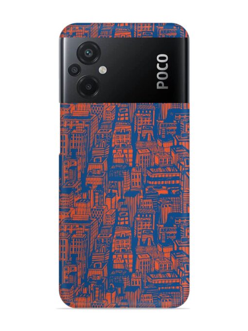 Hand Drawn Seamless Snap Case for Poco M5 Zapvi