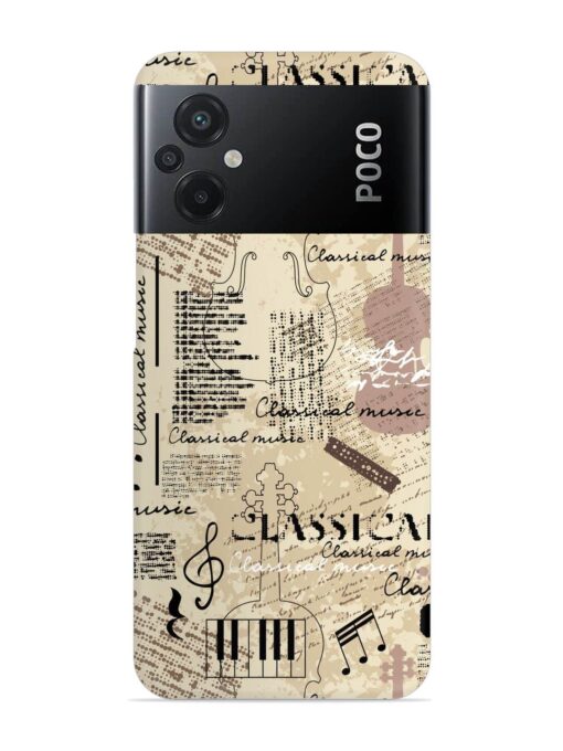 Classical Music Lpattern Snap Case for Poco M5 Zapvi