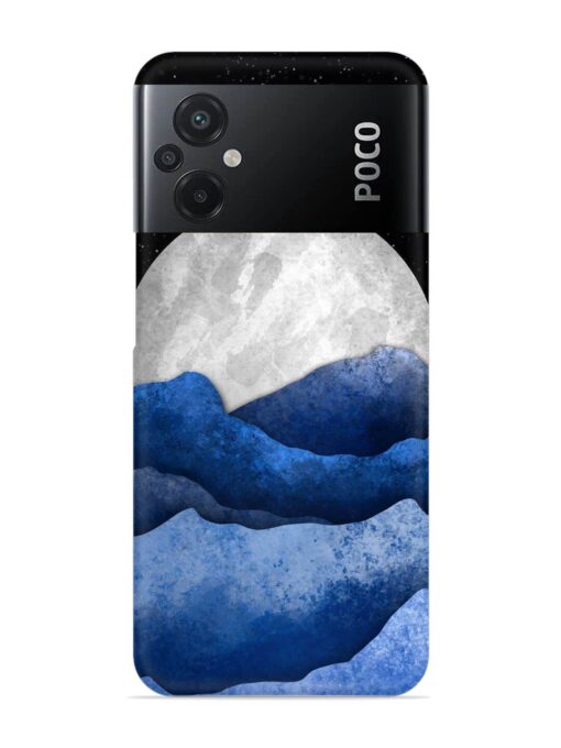 Full Moon Mountain Vector Snap Case for Poco M5 Zapvi