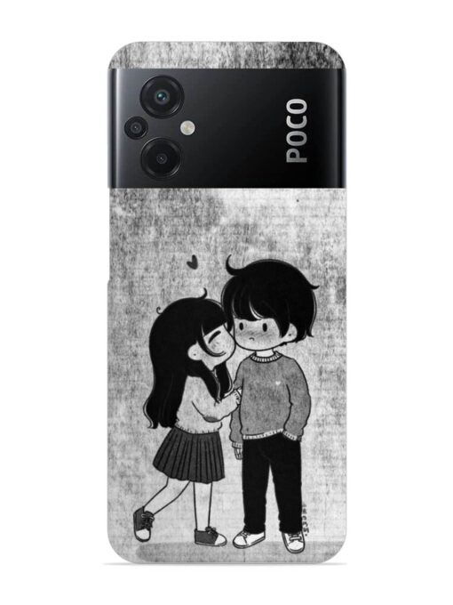 Couple Love Highlights Snap Case for Poco M5 Zapvi