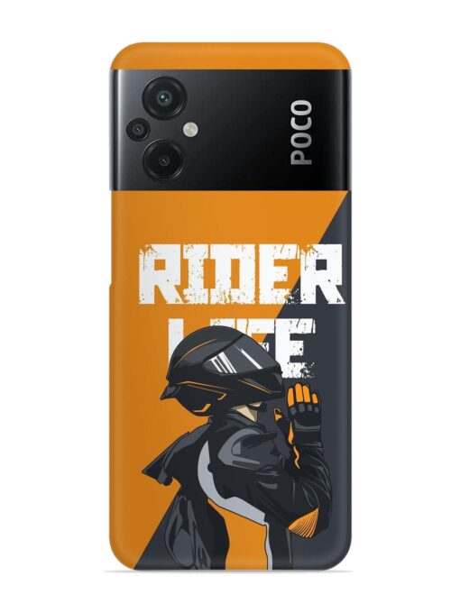 Rider Life Snap Case for Poco M5 Zapvi