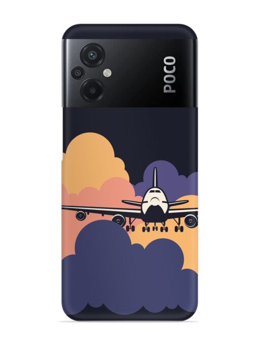 Aeroplane vector Snap Case for Poco M5 Zapvi