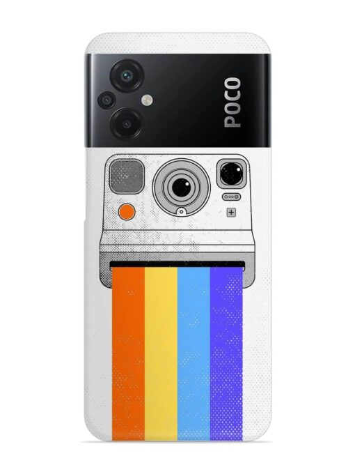 Retro Camera Art Snap Case for Poco M5 Zapvi