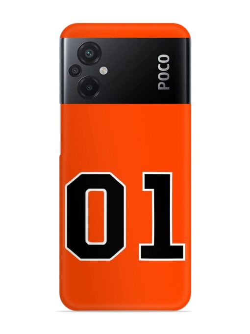 01 Number Snap Case for Poco M5 Zapvi