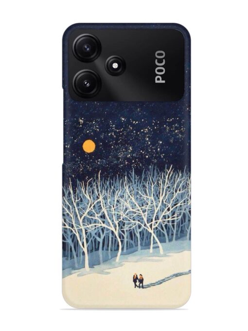 Full Moon Snowshoe Tour Snap Case for Poco M6 Pro (5G) Zapvi