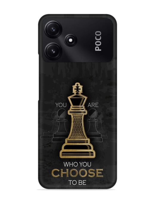 You Are Who Choose To Be Snap Case for Poco M6 Pro (5G) Zapvi