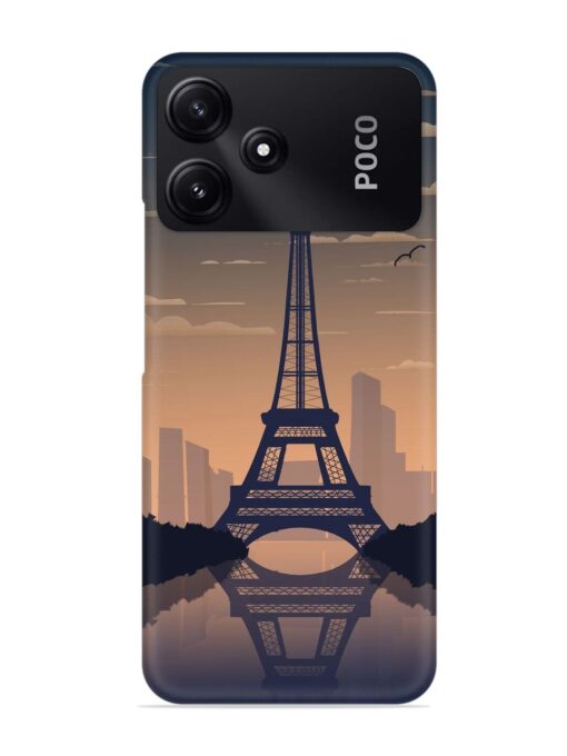 France Paris Eiffel Tower Gradient Snap Case for Poco M6 Pro (5G) Zapvi