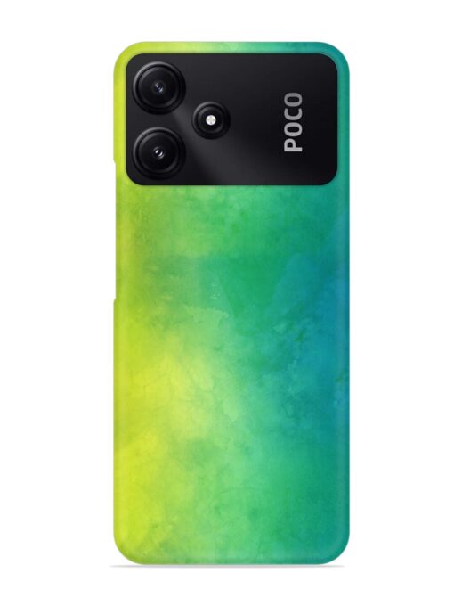 Yellow Green Gradient Snap Case for Poco M6 Pro (5G) Zapvi