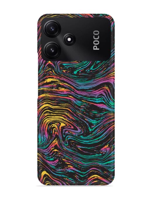 Abstract Liquid Colors Snap Case for Poco M6 Pro (5G) Zapvi