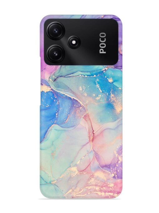 Alcohol Ink Colors Snap Case for Poco M6 Pro (5G) Zapvi