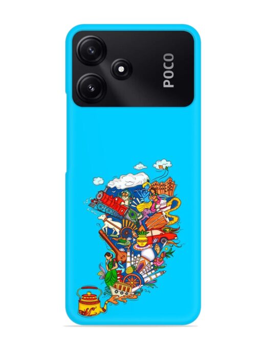 Vector Design Indian Snap Case for Poco M6 Pro (5G) Zapvi