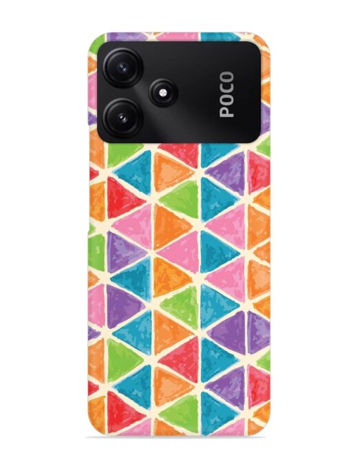 Seamless Colorful Isometric Snap Case for Poco M6 Pro (5G) Zapvi