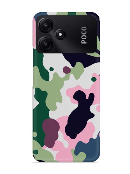 Seamless Funky Camouflage Snap Case for Poco M6 Pro (5G) Zapvi