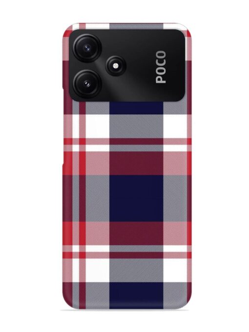 Classic Plaid Tartan Snap Case for Poco M6 Pro (5G) Zapvi