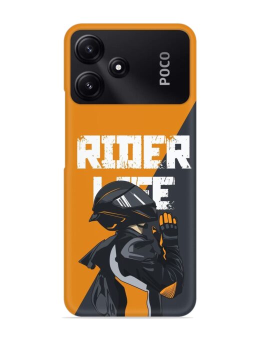 Rider Life Snap Case for Poco M6 Pro (5G) Zapvi