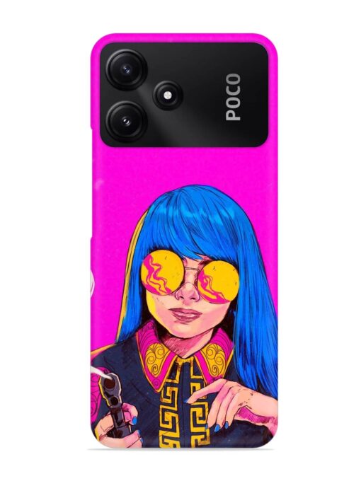 Aesthetic Anime Girl Snap Case for Poco M6 Pro (5G) Zapvi