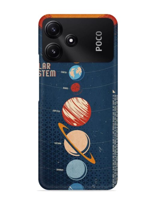 Solar System Vector Snap Case for Poco M6 Pro (5G) Zapvi