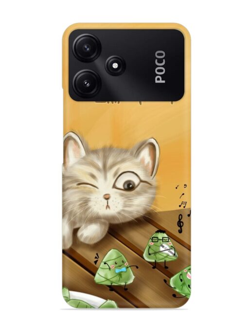 Cat Scorpion Dancing Snap Case for Poco M6 Pro (5G) Zapvi