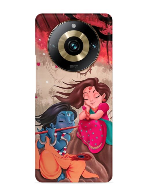 Radhe Krishna Water Art Snap Case for Realme 11 Pro (5G) Zapvi