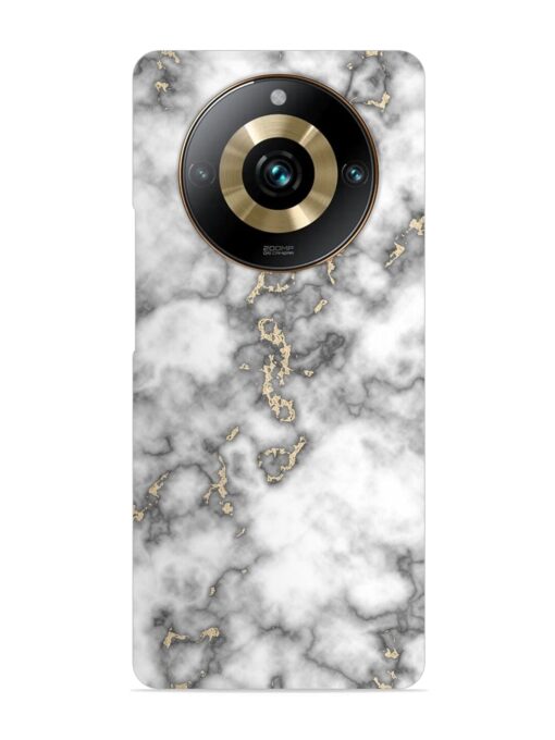 Gray And Gold Marble Snap Case for Realme 11 Pro (5G) Zapvi