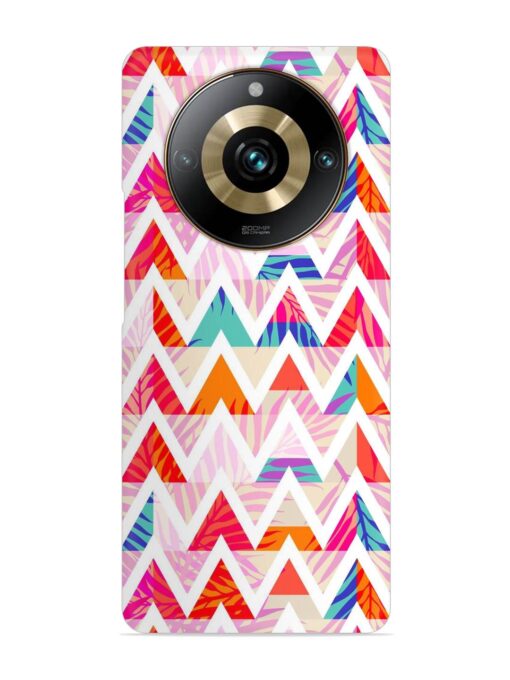 Abstract Triangle Background Snap Case for Realme 11 Pro (5G) Zapvi