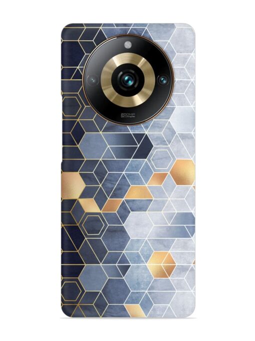 Geometric Abstraction Hexagons Snap Case for Realme 11 Pro (5G) Zapvi