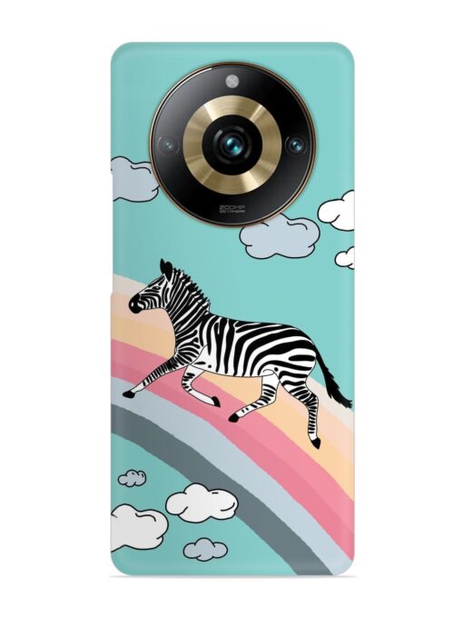 Running Zebra Snap Case for Realme 11 Pro (5G) Zapvi