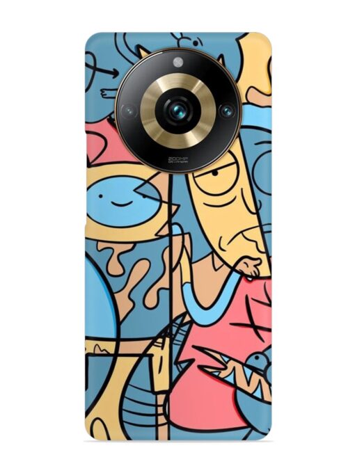 Silly Face Doodle Snap Case for Realme 11 Pro (5G) Zapvi