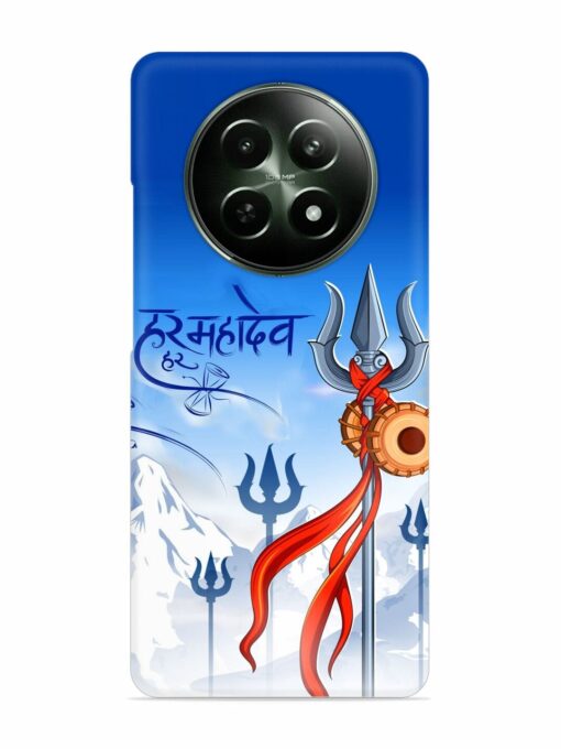 Har Har Mahadev Trishul Snap Case for Realme 12 (5G) Zapvi