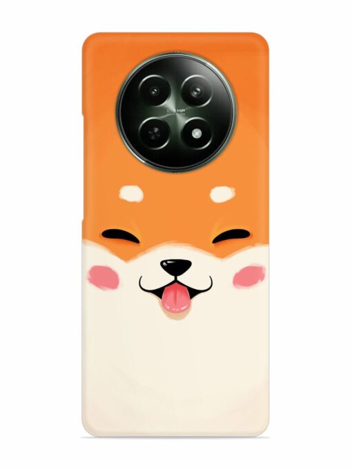 Cute Dog Face Vector Snap Case for Realme 12 (5G) Zapvi