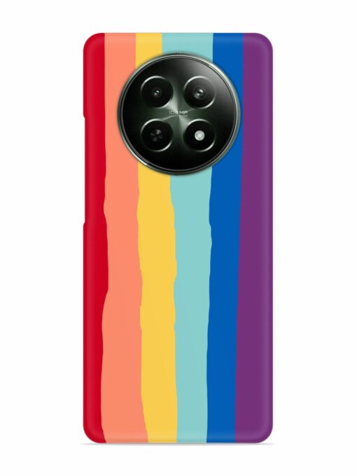 Rainbow Genuine Liquid Snap Case for Realme 12 (5G) Zapvi