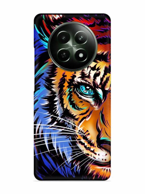 Colorful Lion Art Snap Case for Realme 12 (5G) Zapvi