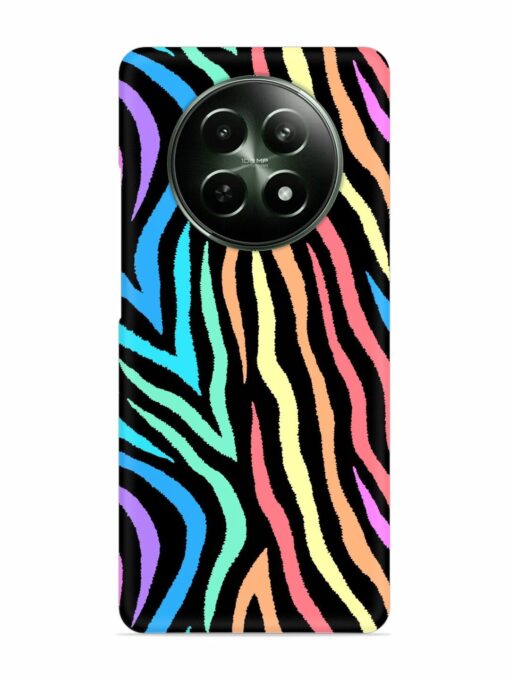 Colorful Abstract Zebra Snap Case for Realme 12 (5G) Zapvi