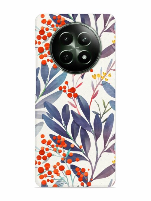 Seamless Floral Pattern Snap Case for Realme 12 (5G) Zapvi