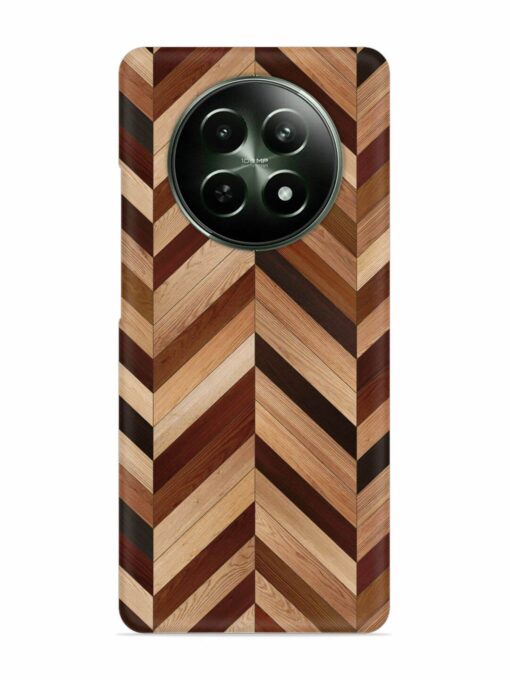 Seamless Wood Parquet Snap Case for Realme 12 (5G) Zapvi