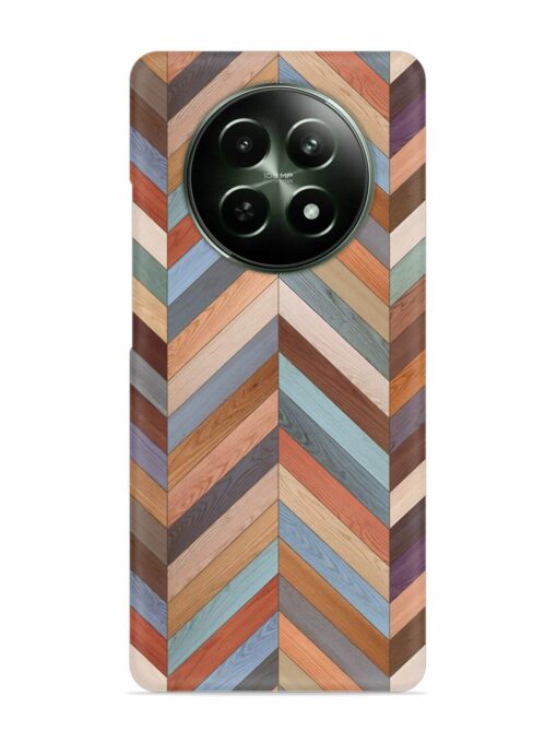 Seamless Wood Parquet Snap Case for Realme 12 (5G) Zapvi