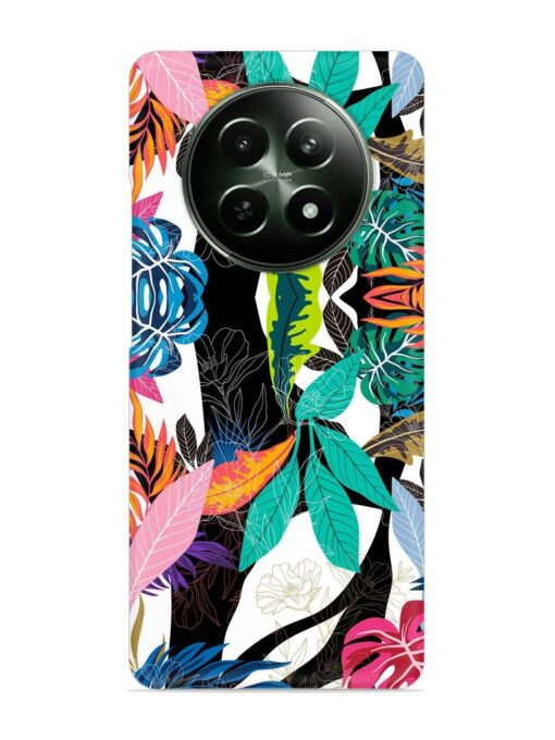 Floral Pattern Bright Snap Case for Realme 12 (5G) Zapvi