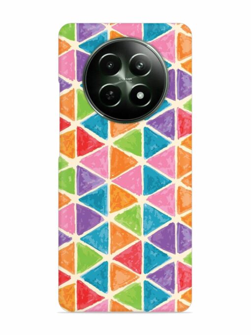 Seamless Colorful Isometric Snap Case for Realme 12 (5G) Zapvi