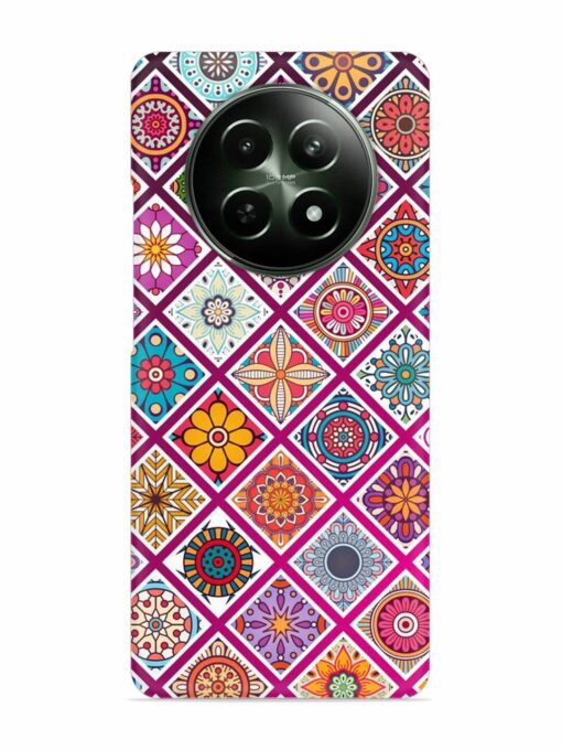 Seamless Tile Pattern Snap Case for Realme 12 (5G) Zapvi