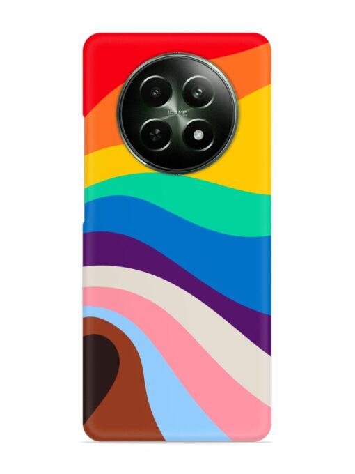 Minimal Pride Art Snap Case for Realme 12 (5G) Zapvi